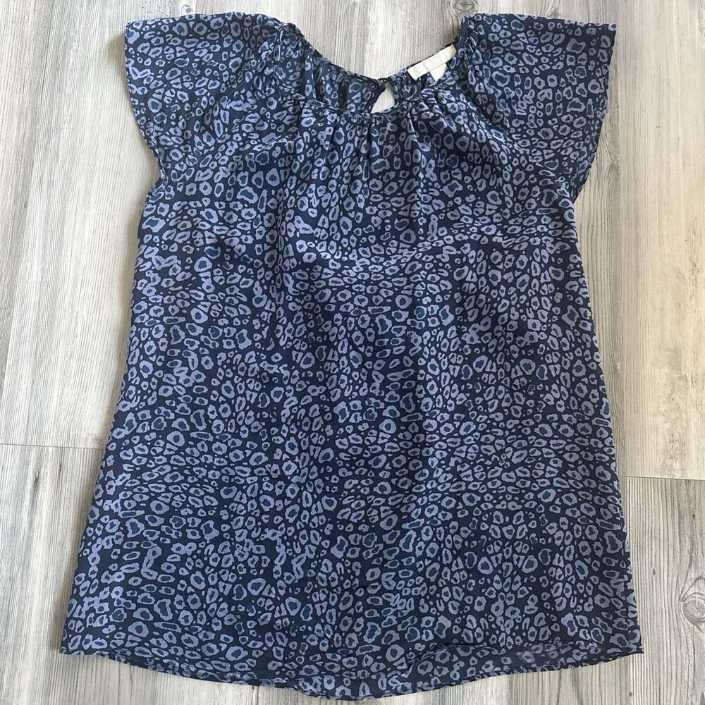 Banana Republic 100% Silk Butter Sleeve Workwear Office  Blouse Size 10
